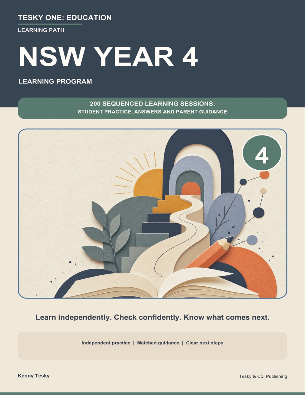 Cover of NSW Year 4 Learning Program, Student Practice, Answers and Parent Guidance